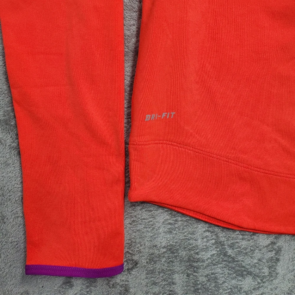 Nike Pro Girl's Dri Fit Light Hoodie Youth XL 1/4 Zip Stretch Athletic Soft